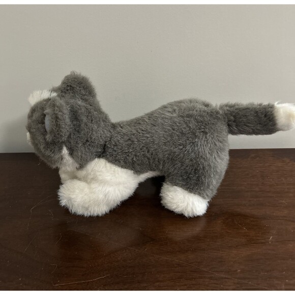 Vtg Commonwealth Of Pennsylvania Gray White Cat YDC Blue Eyes Stuffed Plush - Picture 2 of 8